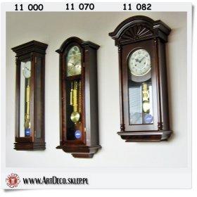 Dąb 11000 Adler Duży zegar wiszący szafkowy drewniany 