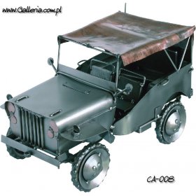 JEEP WILLIS M38 1939r Metalowy model Rękodzieło