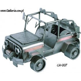 JEEP Wrangler 4 x 4 metalowy model DIY