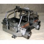 JEEP Wrangler 4 x 4 metalowy model DIY