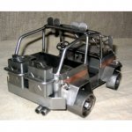 JEEP Wrangler 4 x 4 metalowy model DIY