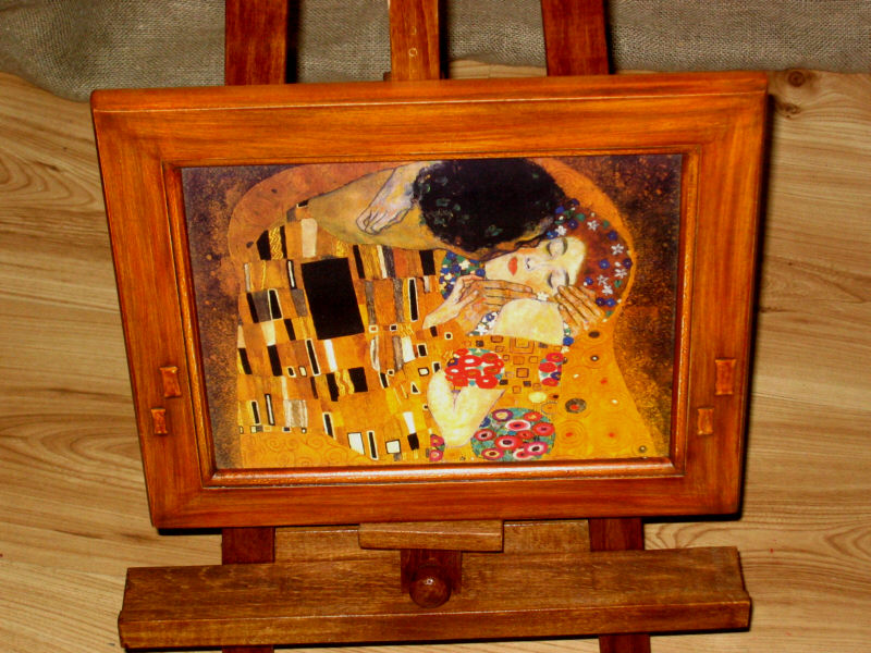  Kadr z obrazu POCAŁUNEK Gustav Klimt "The Kiss"