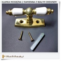 Stylowe klamki do okien drewnianych i PCV