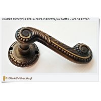 Klamka mosiężna Retro
