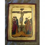 Pan Jezus ukrzyżowany ikona grecka (1S)