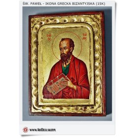 Ikona rzeźbiona przedstawiająca Świętego PAWŁA (1SK)
