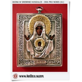 Srebrna ikona Matka Boża Orantka - ORA PRO NOBIS (61)