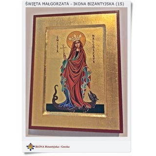 ikona bizantyjska Św. Małgorzata