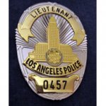 USA Police Los Angeles Odznaka LIEUTENANT - Porucznik