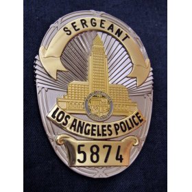 SERGEANT Odznaka Los Angeles USA + Sierżant prezent dla Niego