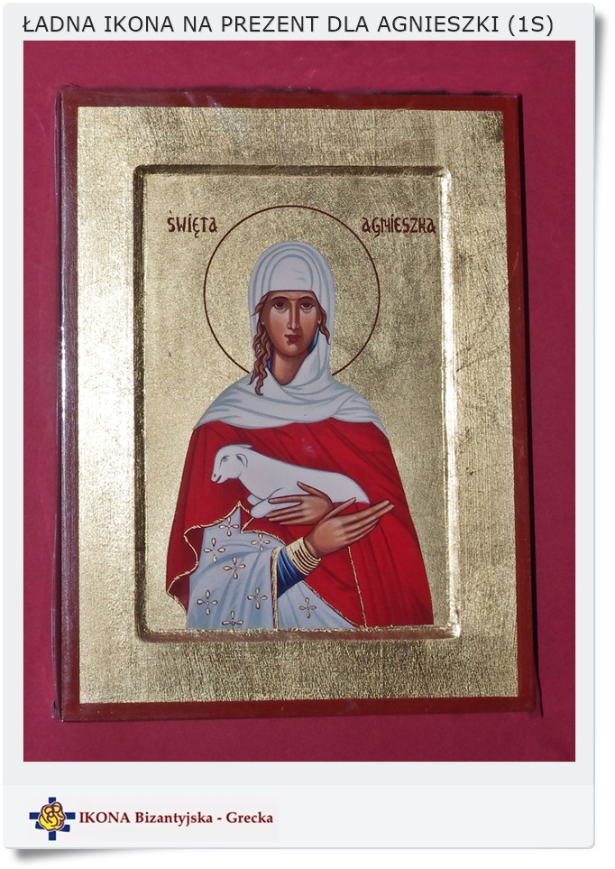  Święta Agnieszka ikona Grecka