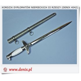 Kordzik niemieckich dyplomatów III Rzeszy Denix 4042