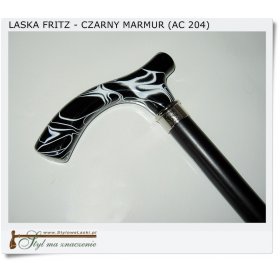 Laska Fritz jak czarny marmur Akryl (AC 204)