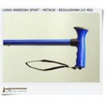 Laska niebieska - Sport metalik - Rehabilitacyjna dla sportowca ( LS 450)