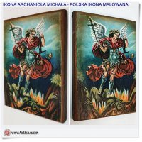 Ikona malowana Archanioł ArtDeco sklep