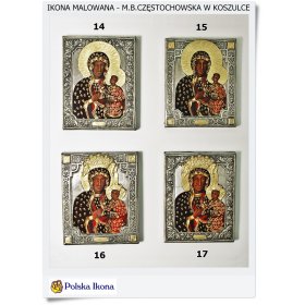 Matka Boża z Częstochowy duża ikona na prezent (15)