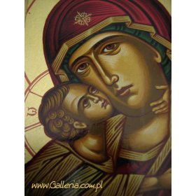 Matka Boża współczująca - Miłości Ikona bizantyjska (1S)