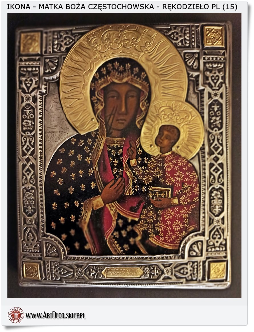  Ikona ręcznie malowana na Komunię Świętą