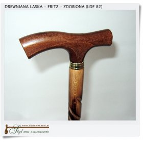 Męska laska ozdobna - Uchwyt Fritz (LDF 82)