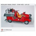 Metalowy Model Straży Wóz strażacki - Lata 20 