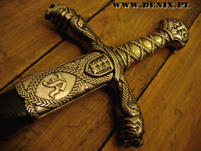  Miecz Króla Ryszarda I Lwie Serce w pochwie Denix (4125/NQ)