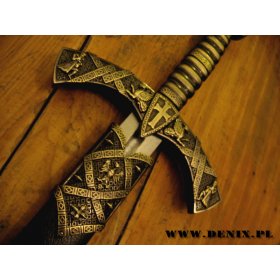 Miecz w pochwie zakonu TEMPLARIUSZY Denix (4163/N)