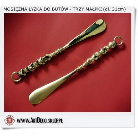 Ozdobna mosiężna łyżka