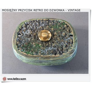 Przycisk retro w kolorze vintage