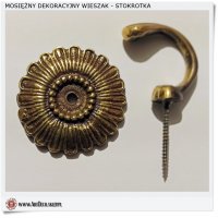 Wieszak ozdobny stokrotka