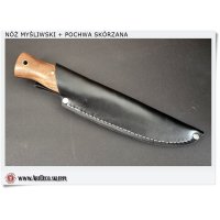 Nóż w pochwie skórzanej