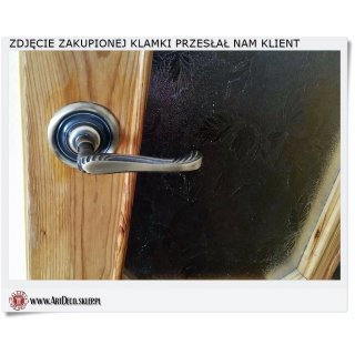 Mosiężna klamka klienta