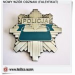 Nowy wzór odznaka POLICYJNA + ETUI z wytłoczeniem