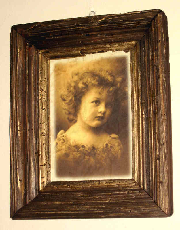  Obraz w starym stylu portret dziewczynki