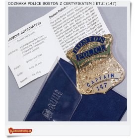 Odznaka BOSTON POLICE Captain 147