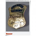 Odznaka BOSTON POLICE Captain 147