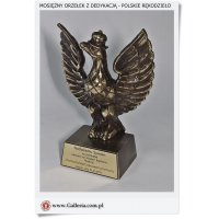 Figurka z mosiądzu polskiego rękodzieła