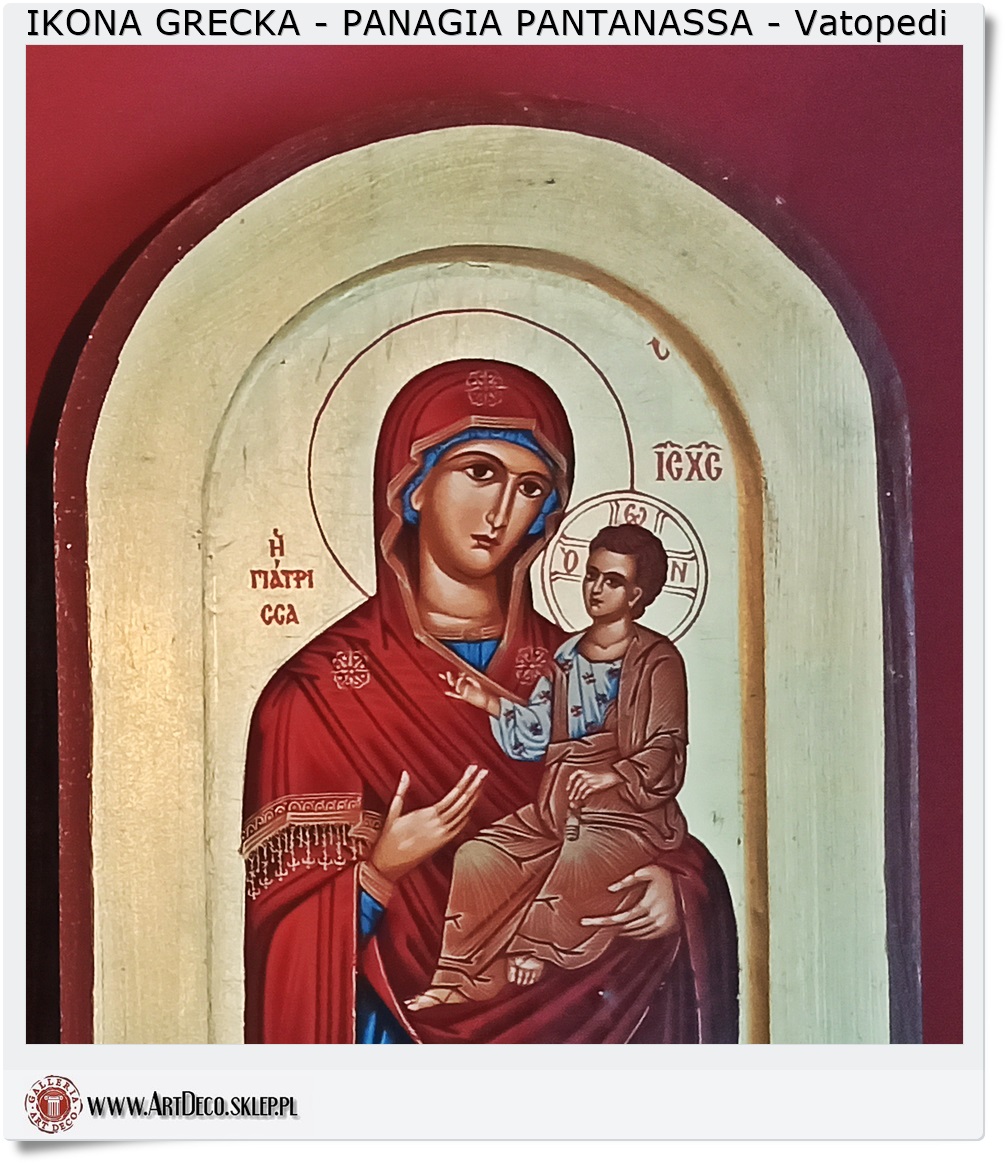  Panagia Kopia ikony z klasztoru Vatopedi