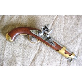 PISTOLET SKAŁKOWY KAWALERII Napoleona  (sygnowany)