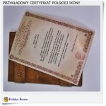 Polska ikona na desce Św. Zofia z trzema córkami 20x30 cm (165)