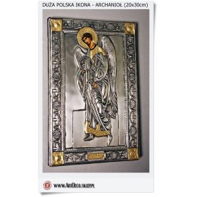 Polska ikona na Komunię świętą - Archanioł Gabriel 