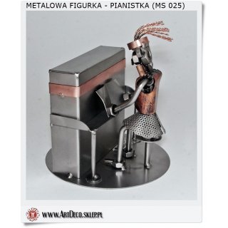 Prezent dla Pianistki metalowa figurka Artysty spawacza MS 025)