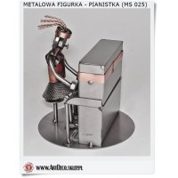 Prezent dla Pianistki metalowa figurka Artysty spawacza MS 025)