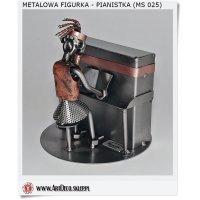 Prezent dla Pianistki metalowa figurka Artysty spawacza MS 025)