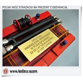 Prezent dla strażaka z dedykacją Polski wóz strażacki Star 26 P