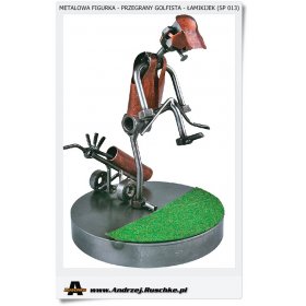 Przegrany Golfista ŁamiKijek Metalowa figurka (SP 013)