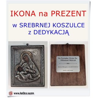 Srebrna ikona na prezent