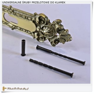 Śruby przelotowe do montażu klamek