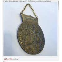 Upominkowy mosiężny medalion