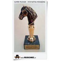 Super puchar Mosiężna Statuetka z koniem