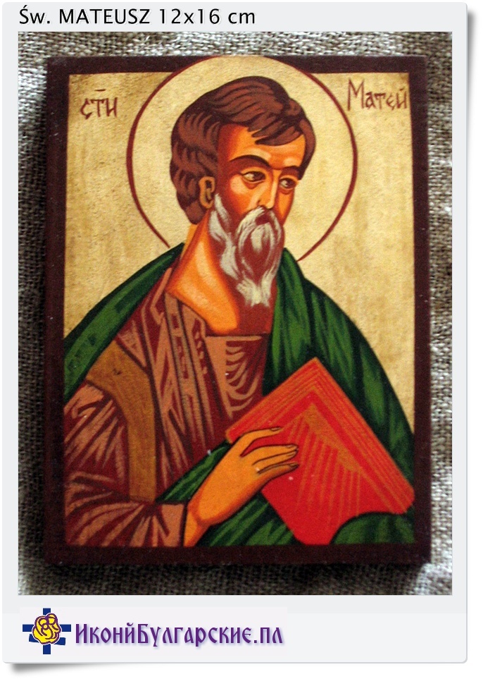  Św. Mateusz apostoł ikona ręcznie pisana na prezent